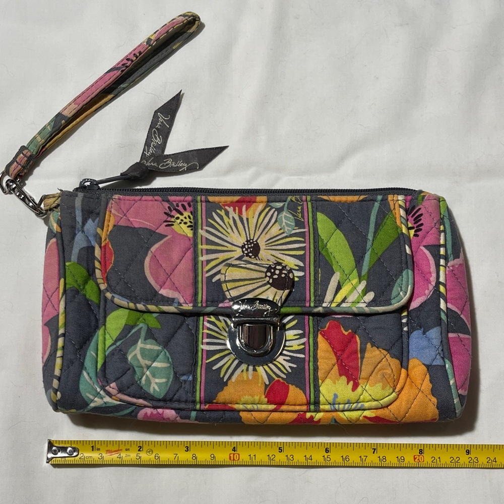 Vera Bradley Colorful Floral Wristlet